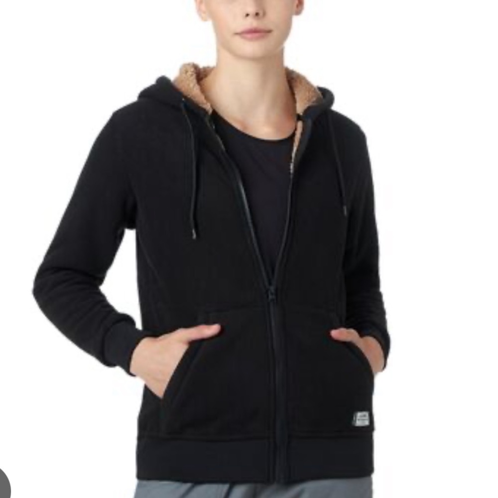 Kavu Harlow Full Zip Hooded Jacket Black